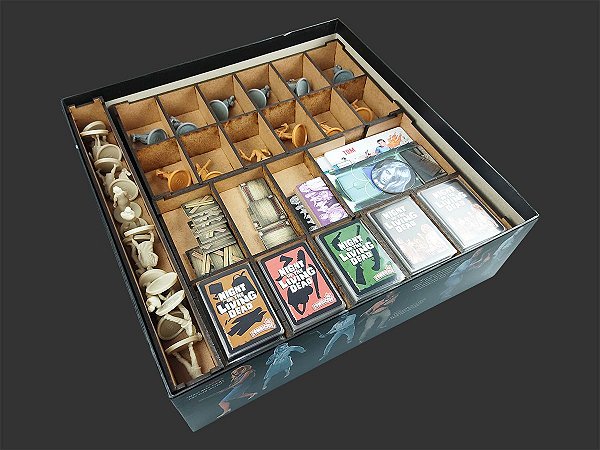 Organizador (INSERT MDF) para Zombicide: Night of the Living Dead