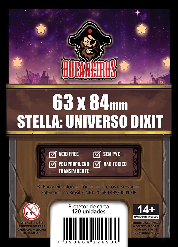 Sleeve Customizado para Stella: Universo Dixit (63x84)
