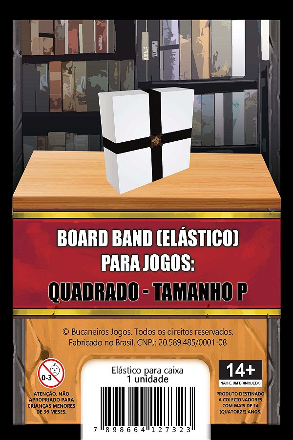 Board Band (Elástico) para Board Games - Caixa Quadrada - Tamanho P