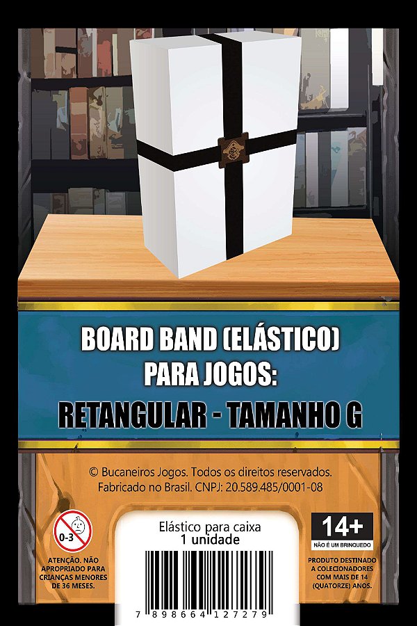 Board Band (Elástico) para Board Games - Caixa Retangular - Tamanho G