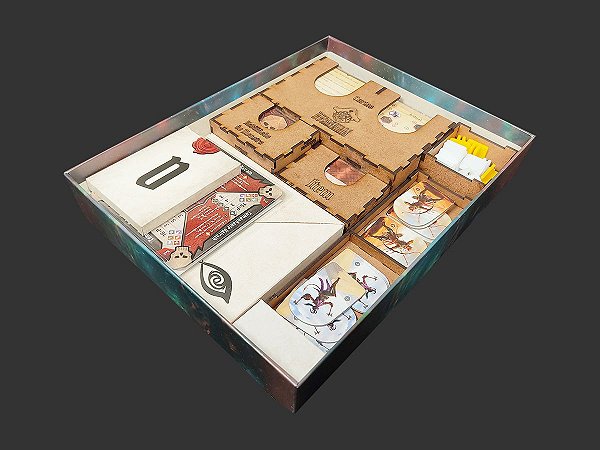 Organizador (INSERT MDF) para Gloomhaven: Círculos Esquecidos