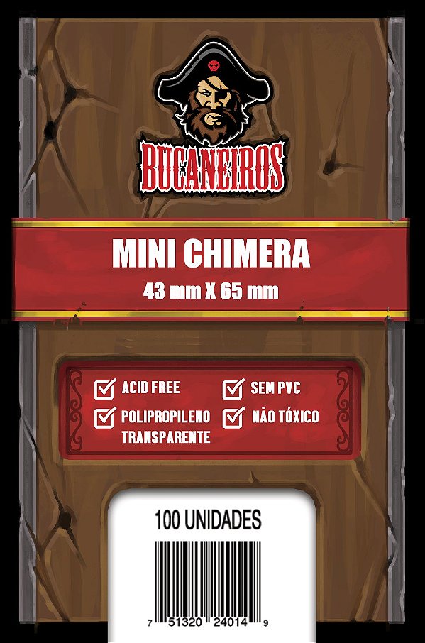 Sleeve MINI CHIMERA (43 X 65) - Bucaneiros