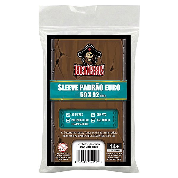 Sleeve PADRÃO EURO (59 x 92)