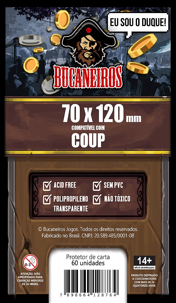 Sleeve Customizado para Coup (70 x 120)