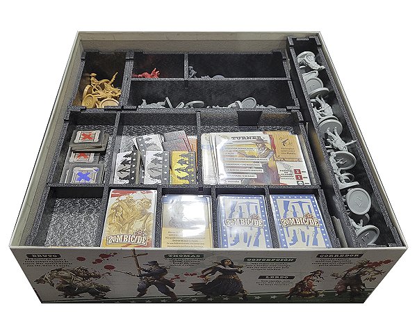 Organizador (SOFT INSERT XPS) para Zombicide: Undead or Alive