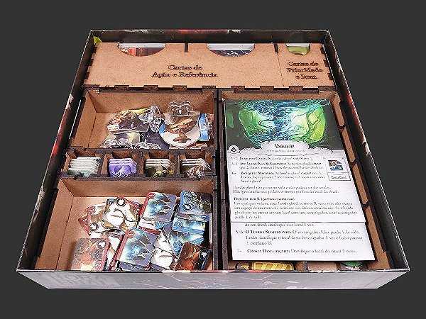 Organizador (SOFT INSERT PARANÁ) para Arkham Horror - Hora Final