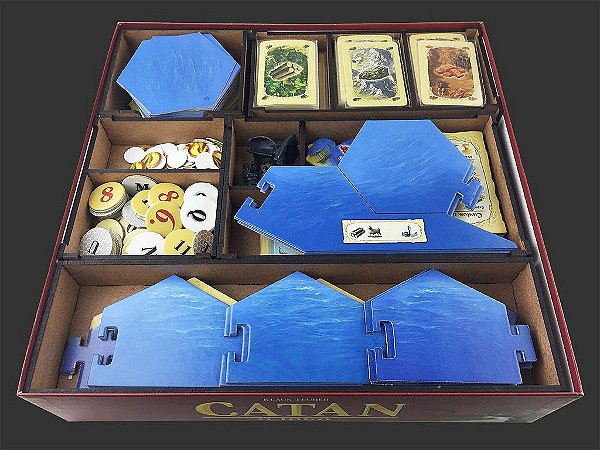 Organizador (SOFT INSERT PARANÁ) para Catan - Versão GROW