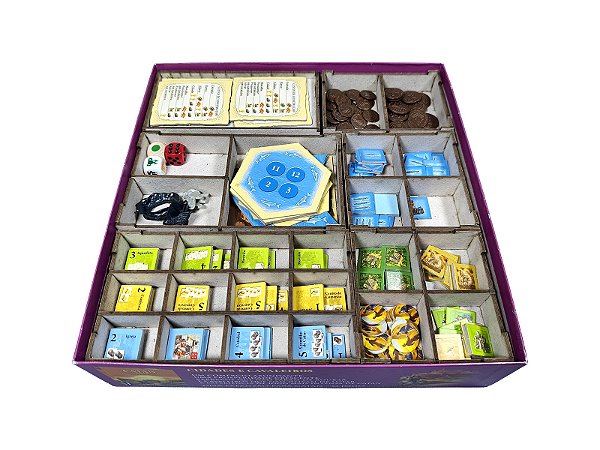 Organizador (SOFT INSERT PARANÁ) para Catan: Mercadores e Bárbaros / Cidades e Cavaleiros (Expansões)