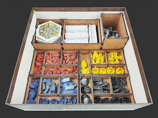 Organizador (SOFT INSERT PARANÁ) para Game of Thrones Catan: Brotherhood of the Watch