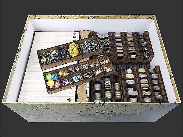 Organizador (SOFT INSERT PARANÁ) para Gloomhaven (Versão Nacional)