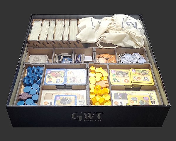 Organizador (SOFT INSERT PARANÁ) para Great Western Trail 2ª Edição (Modelo 2)