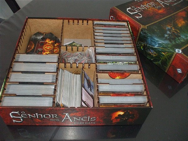 Organizador (SOFT INSERT PARANÁ) para Senhor dos Anéis: Card Game (1ª Edição)