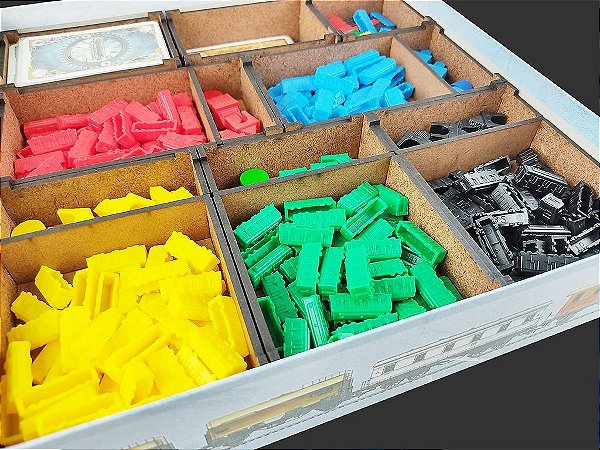 Organizador (SOFT INSERT PARANÁ) para Ticket to Ride: Europa ...