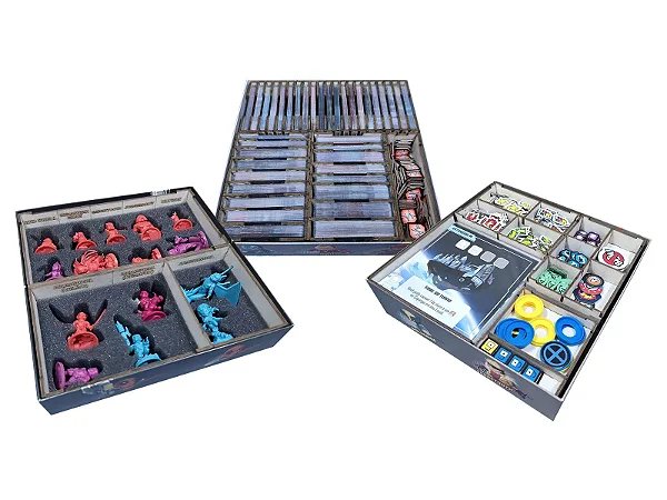 Organizador (SOFT INSERT PARANÁ) para Coleção Marvel United + Board Band (Elástico)