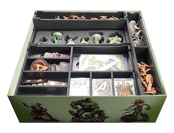 Organizador (SOFT INSERT XPS) para Zombicide: Marvel Zombies