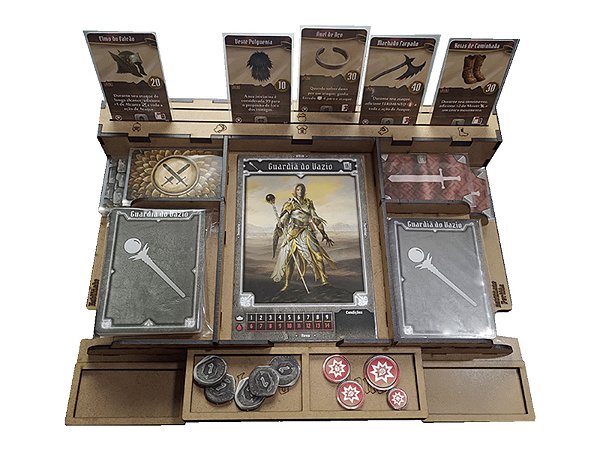 Kit Dashboard para Gloomhaven: Presas do Leão (4 Unidades) – COM CASE