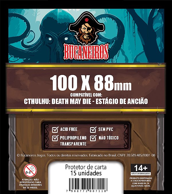 Sleeve Customizado para Cthulhu: Death May Die - Estágio de Ancião (100 x 88)