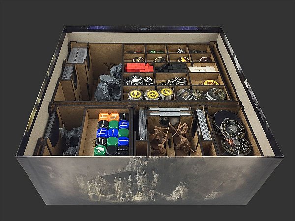 Organizador (INSERT MDF) para Dark Souls Board Game