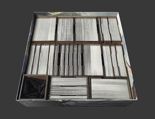Organizador (INSERT MDF) de CARTAS para The Witcher: Old World – BIG BOX