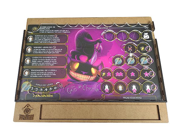 Kit Dashboard para Wonderland´s War (5 unidades) - SEM CASE
