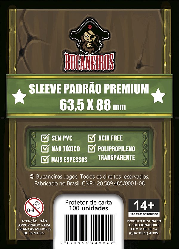 SLEEVE PADRÃO PREMIUM (63,5 x 88)