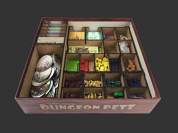 Organizador (INSERT MDF) para Dungeon Petz