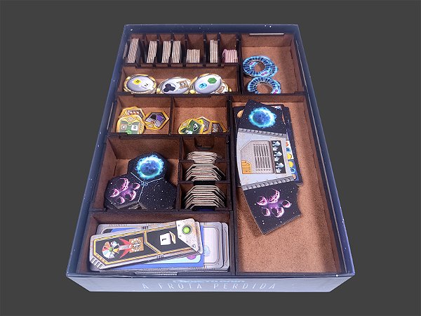 Organizador (INSERT MDF) para Projeto Gaia - A Frota Perdida (Expansão)