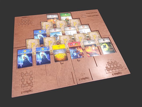Playmat em MDF para O Senhor dos Anéis: Duelo pela Terra Média - COM CASE