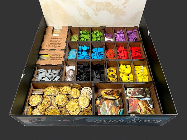 Organizador (INSERT MDF) para Cyclades: Legendary Edition