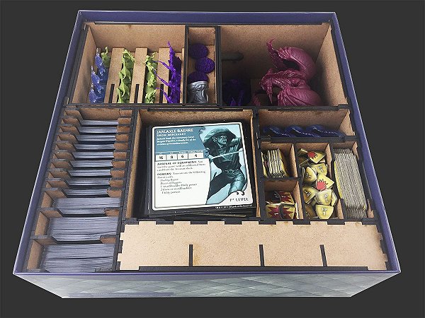 Organizador (INSERT MDF) para Dungeons & Dragons: The Legend of Drizzt - Board Game