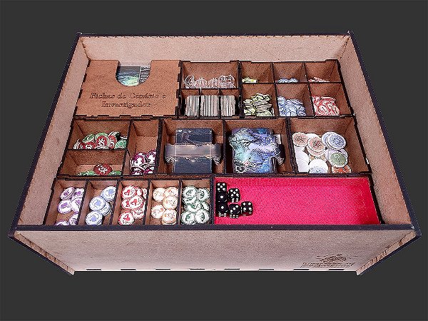 Caixa Organizadora "BIG BOX" para Arkham Horror (3ª Edição) - Tampa Slide