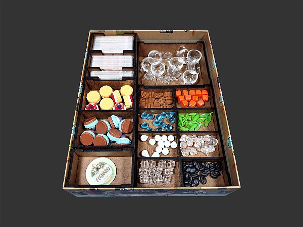 Organizador (INSERT MDF) para Coffe Rush