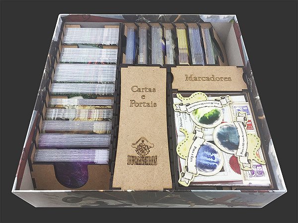 Organizador (INSERT MDF) para Eldritch Horror (Expansões)