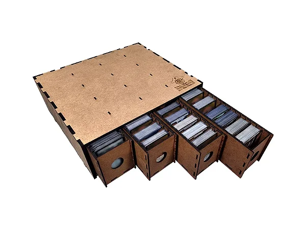Caixa Organizadora para Card Games (Genérico) - Modelo Vertical COLMEIA - Tipo GAVETA