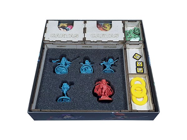 Organizador (SOFT INSERT PARANÁ) para Marvel United: X-Men - Blue Team