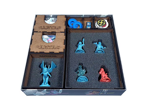Organizador (INSERT MDF) para Marvel United: X-Men - Gold Team