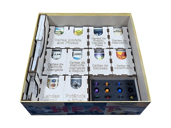 Organizador (SOFT INSERT PARANÁ) para Heat: Pedal To Metal (Modelo 2)