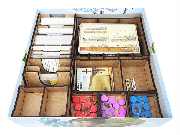 Organizador (INSERT MDF) para Spirit Island (Modelo 1)