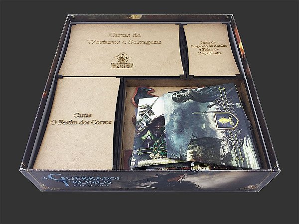 Organizador (INSERT MDF) para Game of Thrones