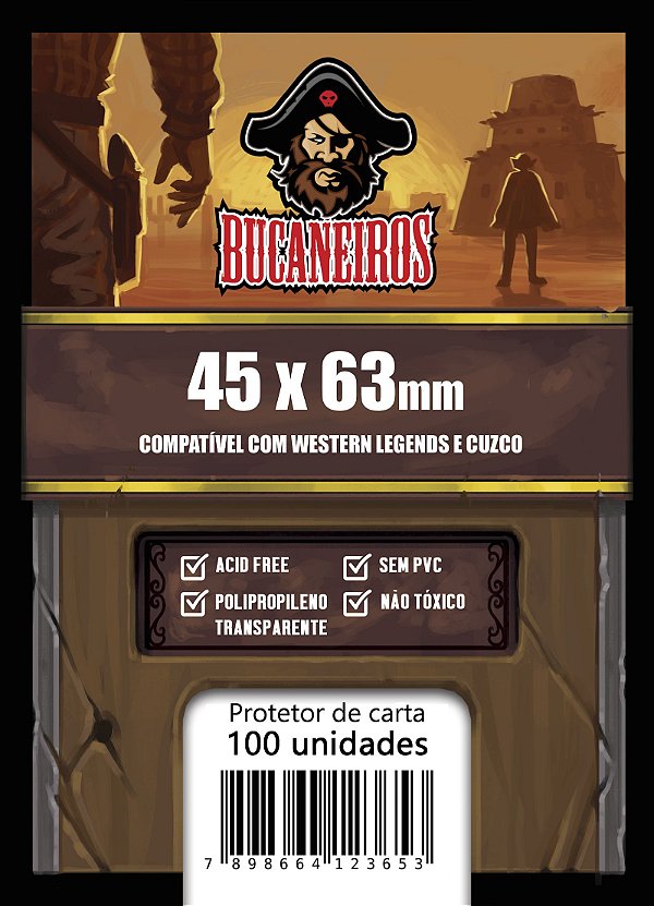 Sleeve Customizado para Western Legends / Cuzco (45x63)