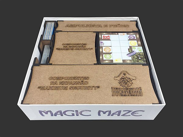 Organizador (INSERT MDF) para Magic Maze