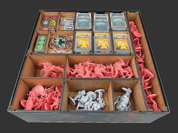 Organizador (INSERT MDF) para Zombicide Dark Side