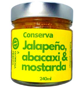Conserva agridoce de Jalapeño, Abacaxi & Mostarda