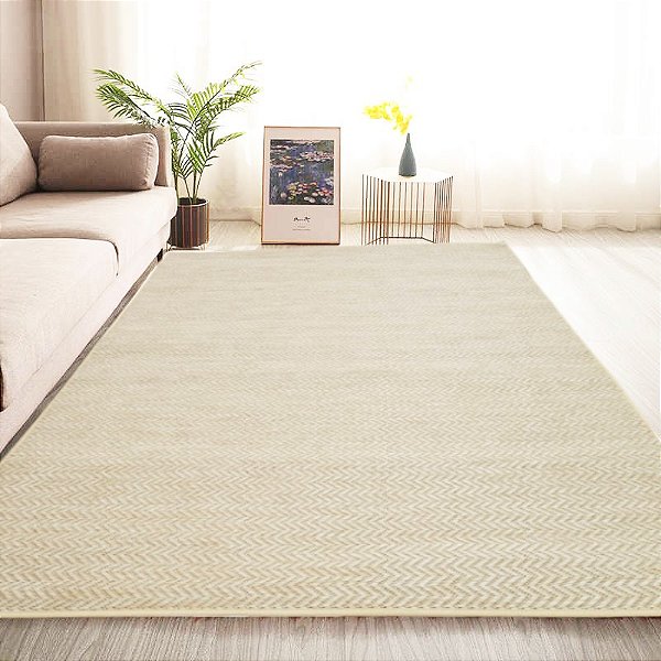 Tapete Sala Sisal Antiderrapante Bege 1,50 x 2,00 S-476