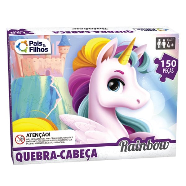 QUEBRA CABEÇA INFANTIL - RAINBOW   150 pçs