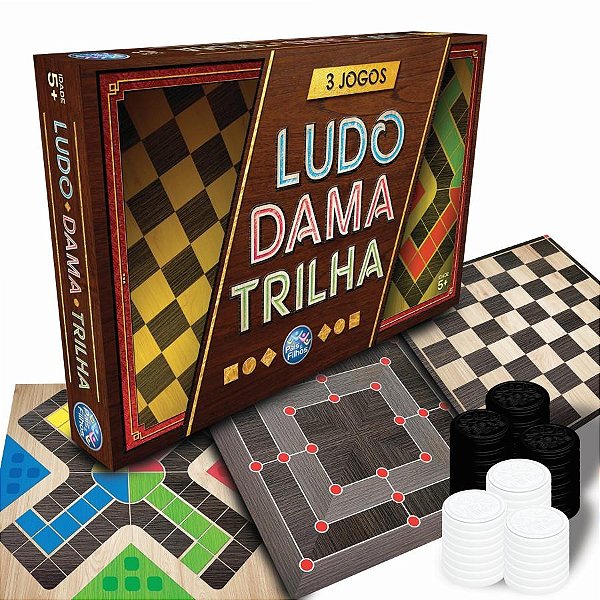 DAMA, LUDO E TRILHA - SUPER JOGOS