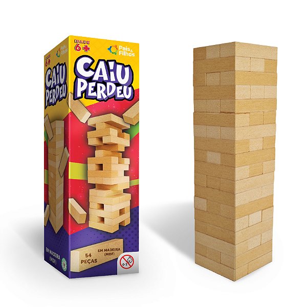 JOGO - CAIU PERDEU DE MADEIRA
