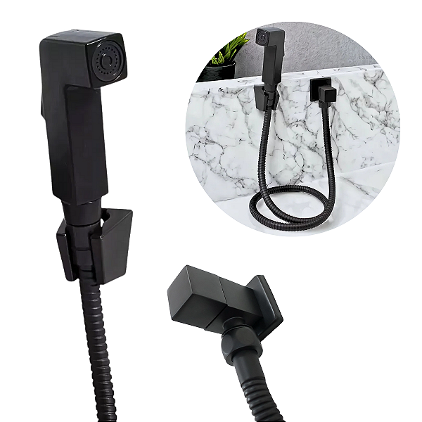 Ducha Higiênica Mista Preto Fosco