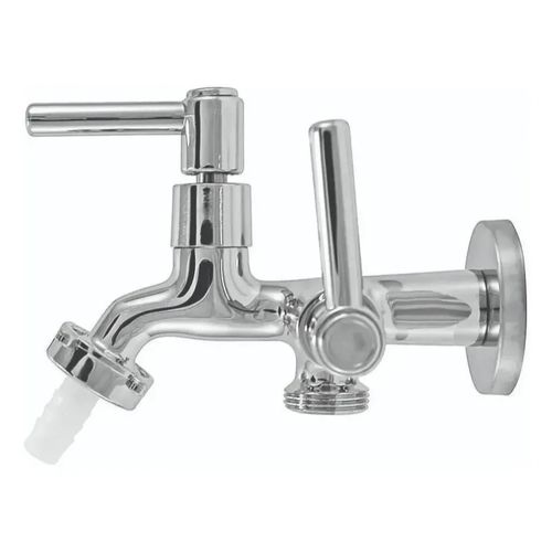 TORNEIRA DE METAL DUAS SAÍDAS PARA MÁQUINA DE LAVAR 1428 C-70