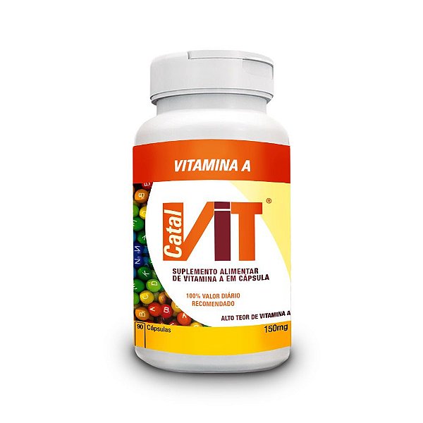 Vitamina A - Suplemento Vitamínico 90 Cáps.